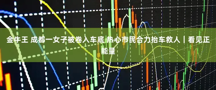 金牛王 成都一女子被卷入车底 热心市民合力抬车救人｜看见正能量
