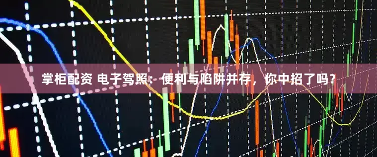 掌柜配资 电子驾照：便利与陷阱并存，你中招了吗？